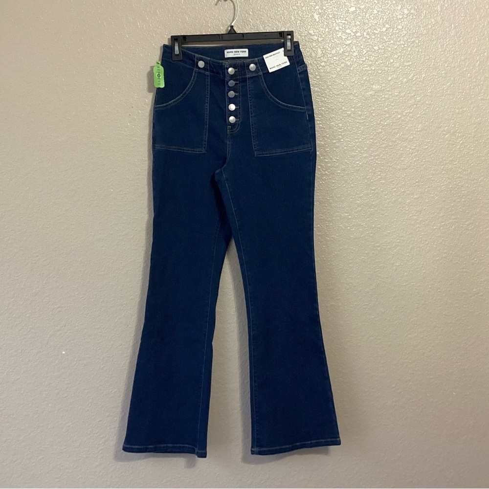 Marc New York Dark Blue High Rise Bootcut Jeans